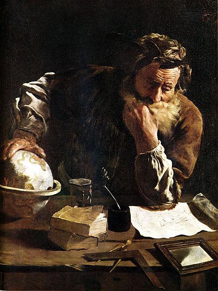 Domenico  Feti Archimedes Thoughtful